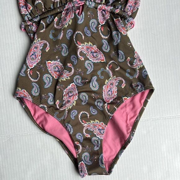 Boden Beaded Gather Halter Swimsuit - Picture 6 of 14